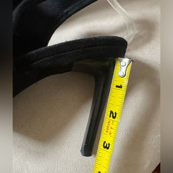 Via Spiga Suede Peep Toe slingback heels - Picture 4 of 7